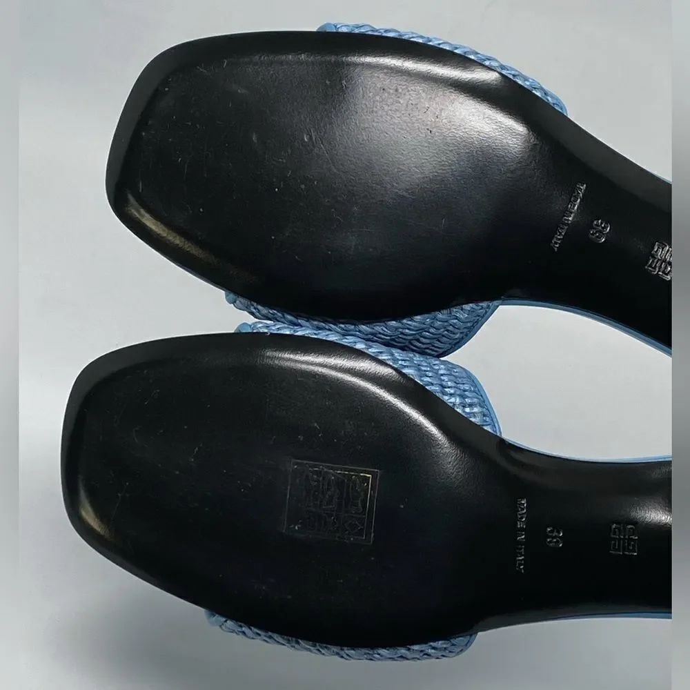 Givenchy Logo Raffia Slide Sandals size 39 - Picture 15 of 16
